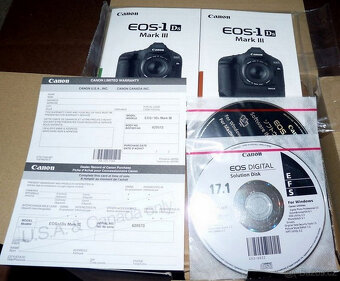 NOVÝ Canon EOS-1Ds Mark III (pouze tělo) 21,1 megapixelů NE - 10