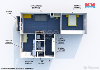 Pronájem bytu 2+1, 52 m², Plzeň, ul. náměstí Generála Píky - 10