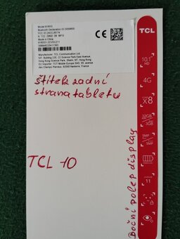 Tablet TCL 10 model:9160G (3GB/32GB)+pouzdro FIXED Novel - 10