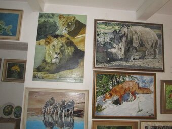 Realistické obrazy-ruční  malba-olejomalba - 10