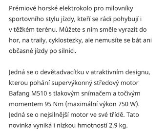 Elektrokolo MTF 8.4 Mount - 10