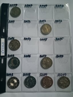 Sbírka euromincí 2€ ca 200ks - 10