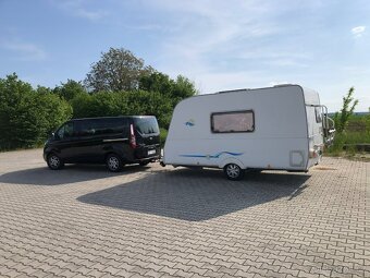 Prodám obytný přívěs karavan, 4 osoby, super stav, r.v. 2002 - 10