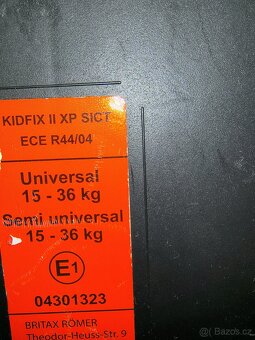 Autosedačka Britax Römer KIDFIX II XP SICT - 10