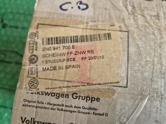 pravá přední mlhovka VW Polo 6N2 6N0941700E - 10