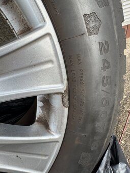 Alu kola Mercedes – W222; zimní pneu 245/50R18 - 10