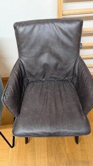 Čalouněné jídelní židle, křesla, 5ks, cena za všechny 1000Kč - 10