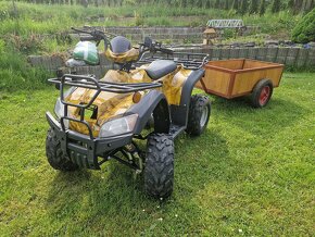 Dětská čtyřkolka ATV 110ccm (s vozíčkem) - 10