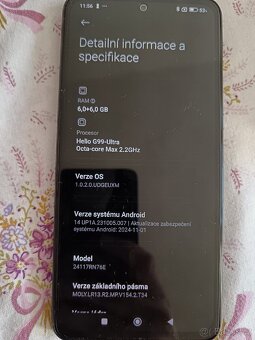 Prodám telefon,Xiaomi redmi note 14 - 10