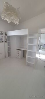 Postel Palanda Patrová postel Psací Stůl Skříň - 10