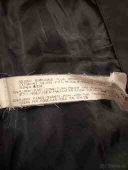 Černá péřová bunda, vel. M - 10