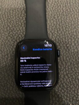 Prodám Apple Watch Series 8 (45 mm) – Midnight | Kompletní b - 10