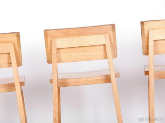 6x těžké dubové barové židle - 10