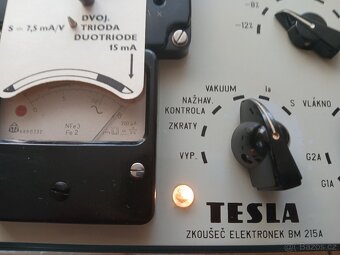 TESLA BM215A - ZKOUŠEČ ELEKTRONEK - 10
