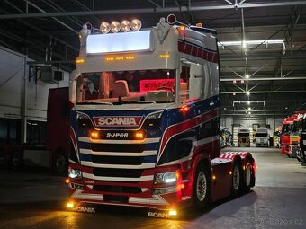 Scania S500 6x2 / Custom interiér / 513tkm / Full air - 10
