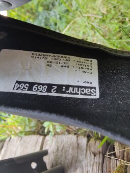 BMW E46 červené přední sedačky kůže sportsitze - 10