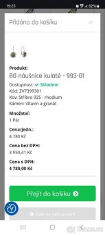 Naušnice s Certifikátem pravosti šperku - 10