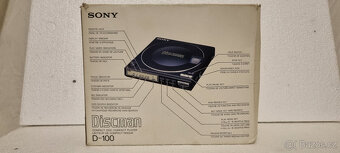 SONY DISCMAN D-100 + BATTERY PACK BP+100 TOP STAV - 10