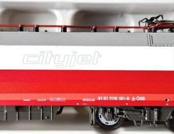 Vláčky N DCC El. loko Cityjet 1116 ÖBB FLEISCHMANN - NOVÁ - 10