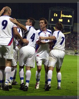 Česko hraný fotbalový dres Puma #17 2002 Hübschmann - 10