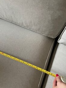 3místná pohovka s lenoškou, Kivik Ikea šedá - 10