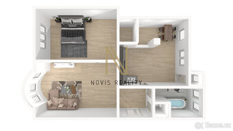 Pronájem, byt 2+1, 88 m², Denisovo nábřeží - 10