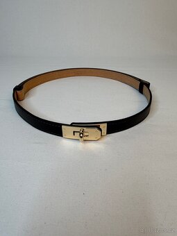 Nový kožený nastavitelný pasek vyrobený v Itálii - 10