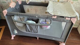 Dětská cestovní postýlka KinderKraft Joy pink - 10