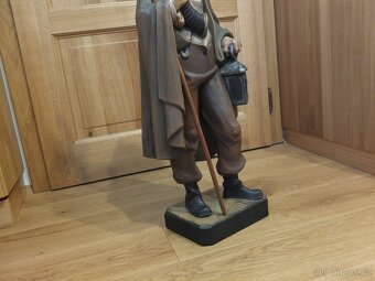 Velká Socha ponocný-- krásný Top kus - 10