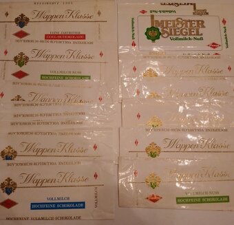 SBĚRATELSKÁ SBÍRKA OBALŮ OD ČOKOLÁDY r. 1966-1975 - 10