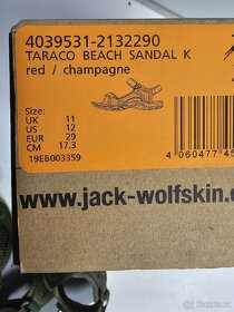 DĚTSKÉ OUTDOOROVÉ SANDÁLE JACK WOLFSKIN PC 1300,- - 10