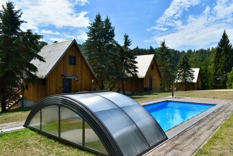 Podsklepená chata č. H1 - Chaty Na Rybárně - bazén, sauna - 10