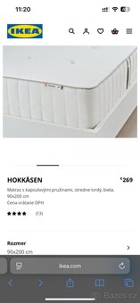Postel IKEA s matrací 160x200 - 10