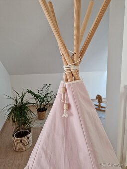 Dětské teepee, zn.Moi Mili,  růžové - 10