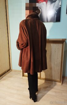 Kožich - přehoz semišový - 10