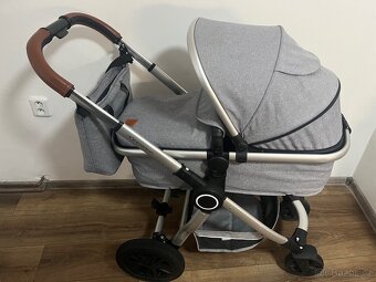 KOMBINOVANÝ KOČÁREK KINDERKRAFT VEO 3V1 ŠEDÝ - 10