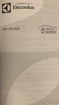 Pračka ELEKTROLUX EWF1276GDW A+++ - 10