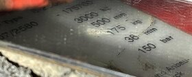 Paletizační vidle MEYER 2.6m nastavitelná rosteč - 10