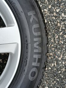Pěkná zimní orig alu kola Audi A6, Kumho 225/60/17 vzorek 7m - 10