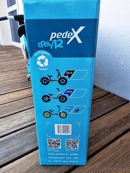 Dětské odrážedlo pedeX easy 12 modro-žluté - 10