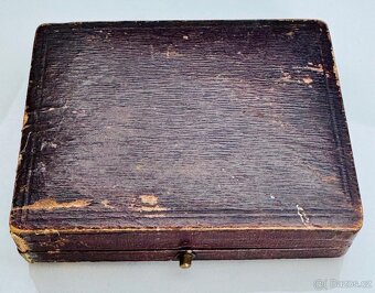 VZÁCNÉ 14K ZLATÉ KAPESNÍ HODINKY REMONTOIR S ŘETÍZKEM V ETUI - 10