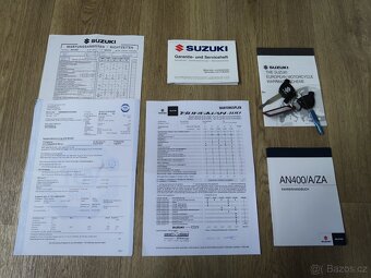 Suzuki AN400 Burgman Limited ABS 24800km, servisní kniha - 10