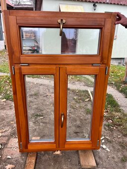 Zánovní dřevěná okna a francouzské dveře/okno - 10