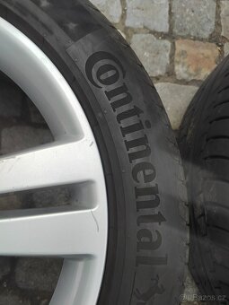 Prodám orig alu 19 Mercedes Benz ML 5x112 ET 56 letní pneu - 10