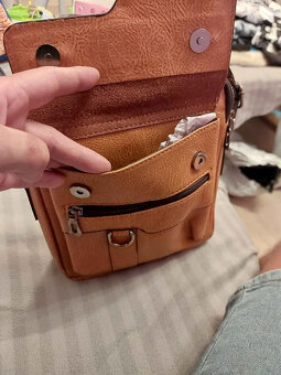 Nová pánská kožená taška - 10