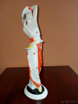 Rarita Porcelánová Tanečnice z.n. ROSENTHAL- ART-DECO 22cm T - 10