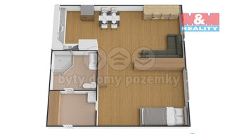 Prodej bytu 1+kk, 35 m², Kladno, ul. Americká - 10