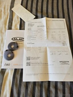 Přilba HJC i80 Roki MC21bílo-modro-červená se štítkem - 10