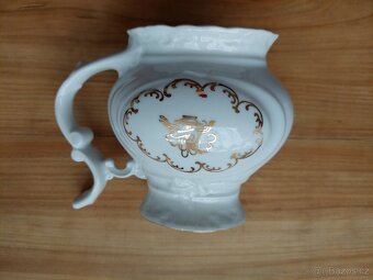 Retro stará lázeňská sada 2 hrnečky a soška - SLEVA - 10