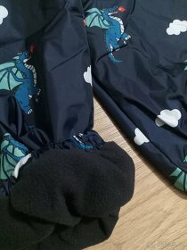 Nový nepromokavý zateplený DINO na set )navy), 92/98 - 10
